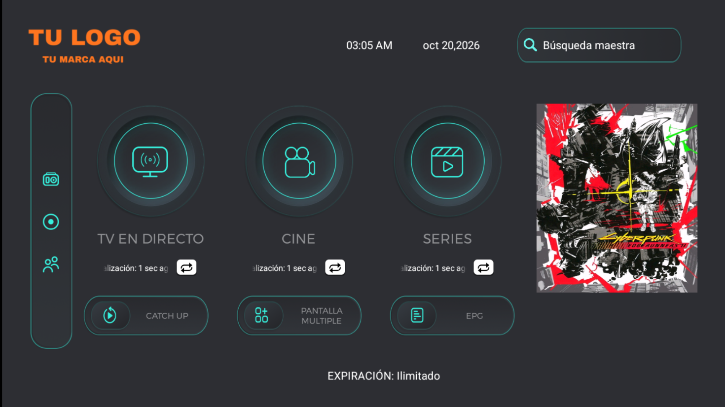 SMARTERS 4.5 Home
